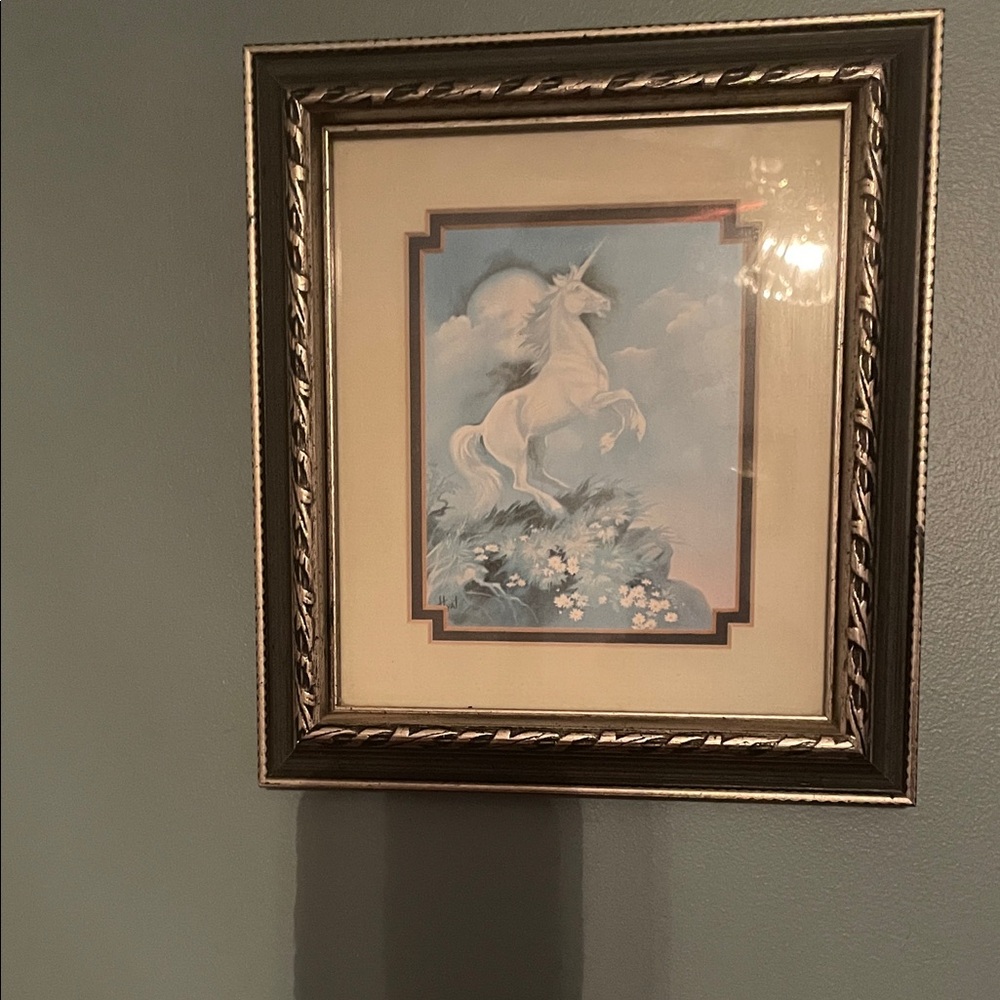 Framed Unicorn Art Print